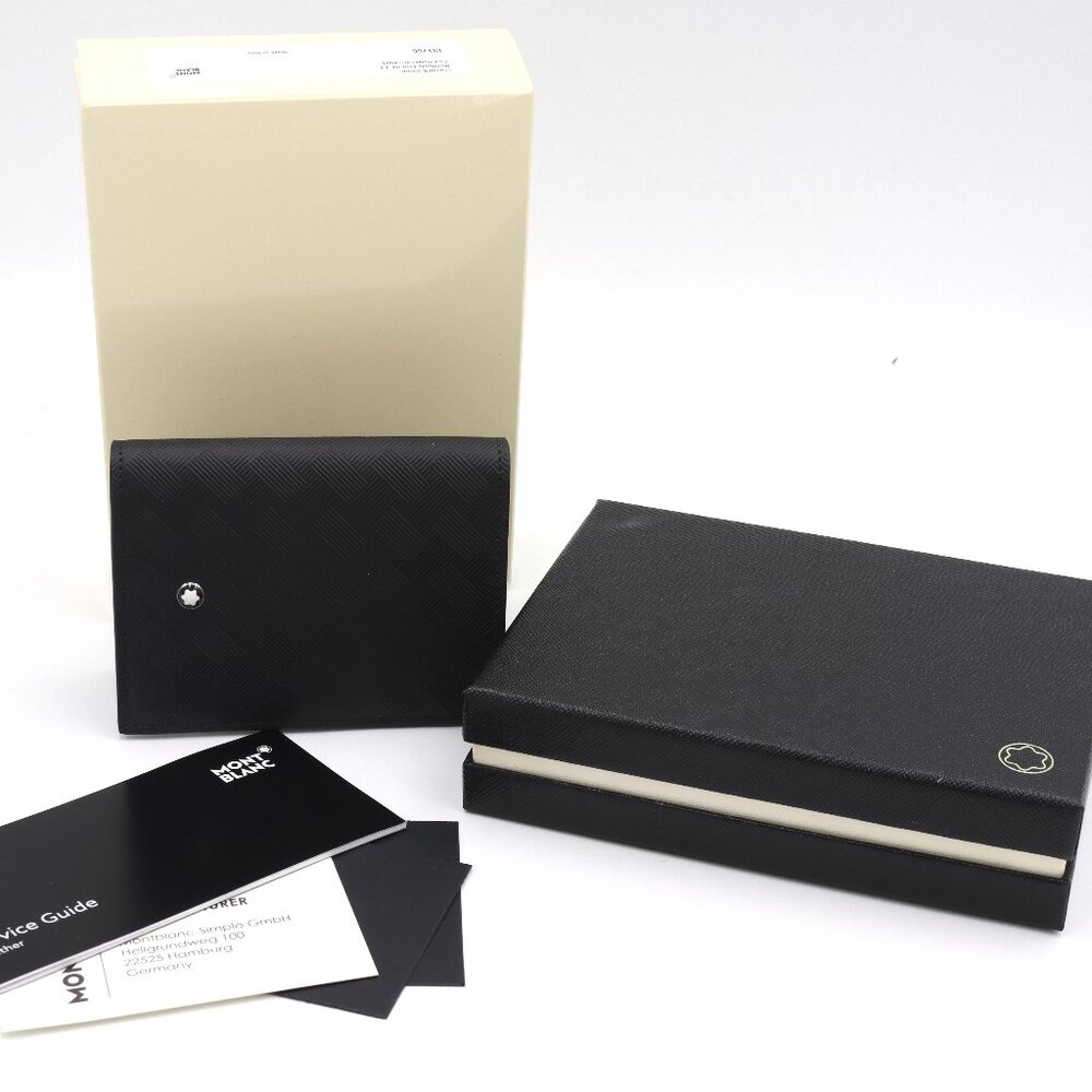 Montblanc Extreme 3.0 card Holder 4CC Wallet W/Dust Bag & Box